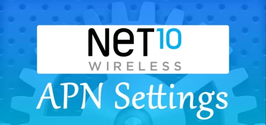 Net10 Wireless APN Settings